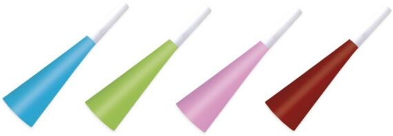 Μονόχρωμες Καραμούζες 4Τμχ (89704)