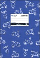 Salko Τετράδιο D-Blue Ριγέ 17x25cm 50 Φύλλων-1Τμχ (2720)