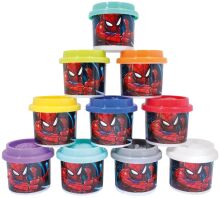 Spiderman 10 Βαζάκια Πλαστελίνης Σε Σακουλάκι (1045-03625)