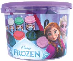Frozen Κουβαδάκι Με 4 Βαζάκια Πλαστελίνης Και 8 Εργαλεία (1045-03628)