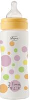 Chicco Μπιμπερό Πλαστικό Perfect Easy Ροζ 330ml 4m+ (A60-20245-10)