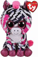 Λούτρινο Sequin Ζέβρα Ροζ 15cm (1607-36672)