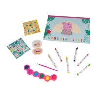 Peppa Pig Διάφανη Τσάντα Σετ Ζωγραφικής (1023-68002)