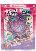 Sticki Rolls Βραχιόλι Με Αυτοκόλλητα Μονή Συσκευασία-5 Σχέδια (1863-10001)