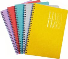 A&G Τετράδιο Linen Σπιράλ 17x25cm 4 Θεμάτων 120 Φύλλων 5 Σχέδια-1Τμχ (26926)