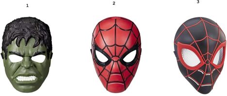 Spiderman Verse Basic Mask-3 Σχέδια (G3438)