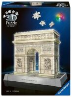 Ravensburger Παζλ 3D Η Αψίδα Του Θριάμβου Νυχτερινή Έκδοση-216τμχ (12008029)