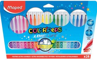 Maped Μαρκαδόροι Color' Peps -24Τμχ (845022)