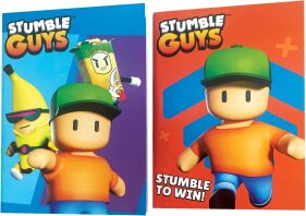 Stumble Guys Τετράδιο 17X25-2 Σχέδια-1Τμχ (377-32400)
