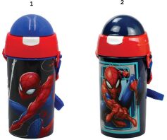 GIM Παγούρι PP Spiderman 500ml-2 Σχέδια (557-02209)
