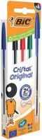 Bic Στυλό Cristal 4Τμχ (516834)