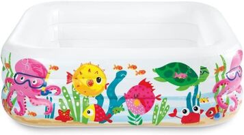 Intex Πισίνα Clearview Aquarium 159x159x50cm (57471NP)