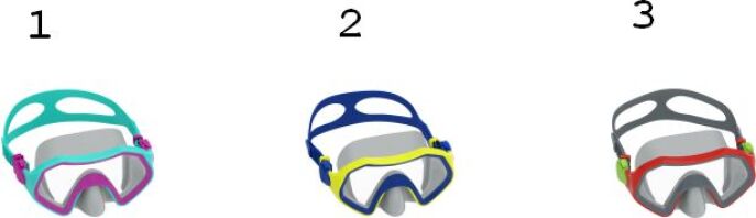 Bestway Μάσκα Κολύμβησης Sparkling-3 Χρώματα (22049)