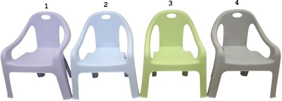 Starplast Καρεκλάκι Lucky Chair - 4 Χρώματα (043900)