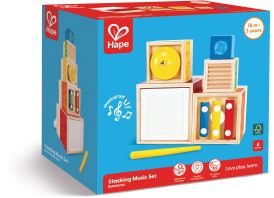 Hape Early Melodies Ξύλινο Stacking Music Set (E0336A)