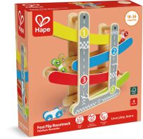 Hape Early Explorer Ξύλινο Fast Flip Racetrack (E0438A)