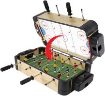 MAM Ξύλινο Ποδοσφαιράκι & Air Hockey Tabletop 2 In 1 (MA3150BH)