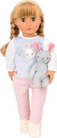 Λαμπάδα Our Generation Kούκλα Jovie with Pijama & Bunny (BD31147Z)
