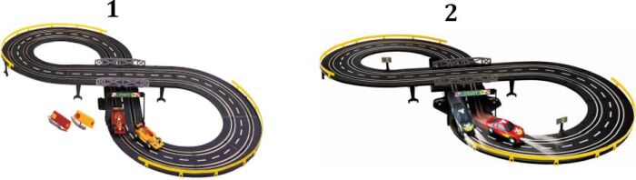 Golden Bright Αυτοκινητόδρομος Speed Chaser Road Racing Set-2 Σχέδια (6033)