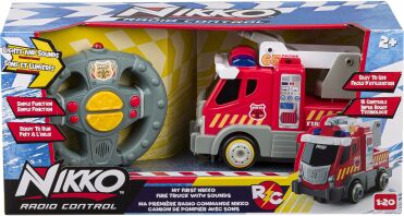 Nikko Τηλεκατευθυνόμενο My First Fire Truck With Sounds 1:20 (10232)