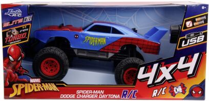 Jada Τηλεκατευθυνόμενο Spiderman 1969 Dodge Charger Daytona 45cm 1:12 (253229000)