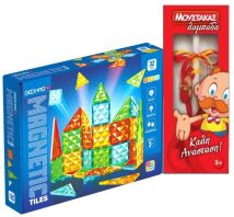 Λαμπάδα Geomag Magnetic Tiles Gems 32pcs. (PF.224.101.00)