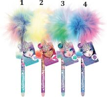Nebulous Stars Scented Pom Pom Pen-4 Σχέδια (11511)