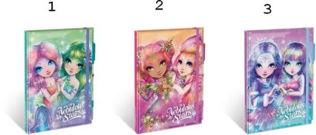 Nebulous Stars Deluxe White Notebook - 3 Σχέδια (11579)