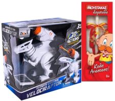 Λαμπάδα BW Robot Dinosaur Velociraptor With Light & Sound (8808)