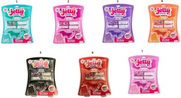 WT Jelly Bands Scented Σετ Χάντρες Κοσμημάτων-7 Σχέδια (WCBUND155-64/65/66)