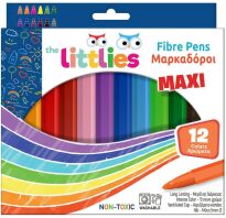 The Littlies Μαρκαδόροι Χοντροί 12Τμχ (000646034)