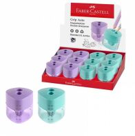 Faber Castell Ξύστρα Διπλή Auto-2 Χρώματα (129183103)