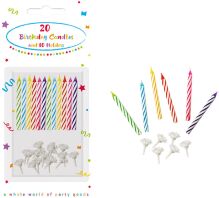 Κεράκια Γενεθλίων Decorata (6651)