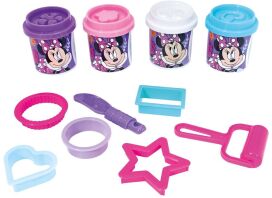 Minnie Κουβαδάκι Με 4 Βαζάκια Πλαστελίνης & Εργαλεία (1045-03633)