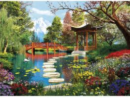 Clementoni Παζλ 1000 H.Q. Κήπος Φίτζι (1220-39513)