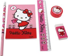 Hello Kitty Σετ Σχολικό+Μπλοκ (335-74755)