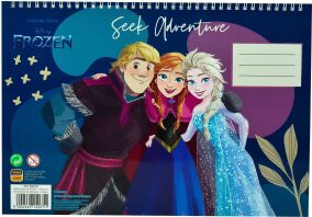 Frozen Μπλοκ Ζωγραφικής Α4+Stickers (341-71416)