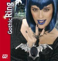 WM Δαχτυλίδι Gothic Bat (7130N)