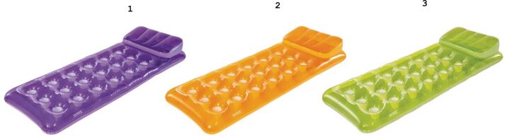 Intex Στρώμα 18 Pocket Fashion Mats 188x71cm-3 Σχέδια (58890EU)
