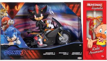 Λαμπάδα Jakks Pacific 3 Movie Φιγούρα 5'' Shadow With Motorcycle (424064)
