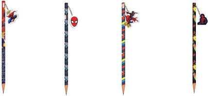 Spiderman Μολύβι Με Γόμα-4 Σχέδια-1 Τμχ (000508528)