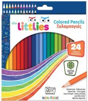 The Littlies Ξυλομπογιές Wood Free 24Τμχ (000646757)