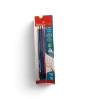 Faber Castell Μολύβια Grip ΗB 3Τμχ Με Γόμα (12308893)