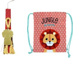 Λαμπάδα Με Σακίδιο Πλάτης Λιοντάρι-2 Σχέδια (ΠΛ038)