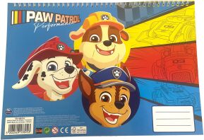 Μπλοκ Ζωγραφικής Paw Patrol A4+Stickers-40 Φύλλων (334-68416)