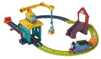 Fisher Price Thomas Πίστα & Σταθμός Επισκευών Με Την Κάρλι & Τη Σάντι (HDY58)
