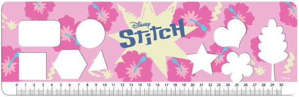 Lilo & Stitch Μπλοκ Ζωγραφικής 23X33 40 Φύλλων Με Αυτοκόλλητα Στένσιλ-2 Σχέδια-1Τμχ (000565857)