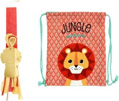 Λαμπάδα Με Σακίδιο Πλάτης Λιοντάρι (ΠΛ038)