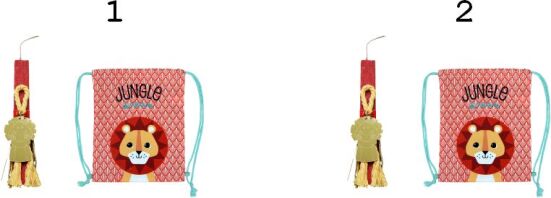 Λαμπάδα Με Σακίδιο Πλάτης Λιοντάρι-2 Σχέδια (ΠΛ038)