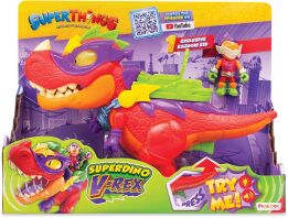 Superzings Δεινόσαυρος Με Φιγούρες Superdino V-Rex (1013-62117)